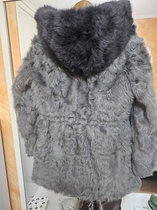 Abrigo de piel Zara Talla M