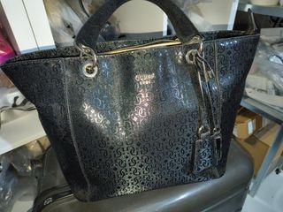 Bolso Guess Negro Logo Monogram