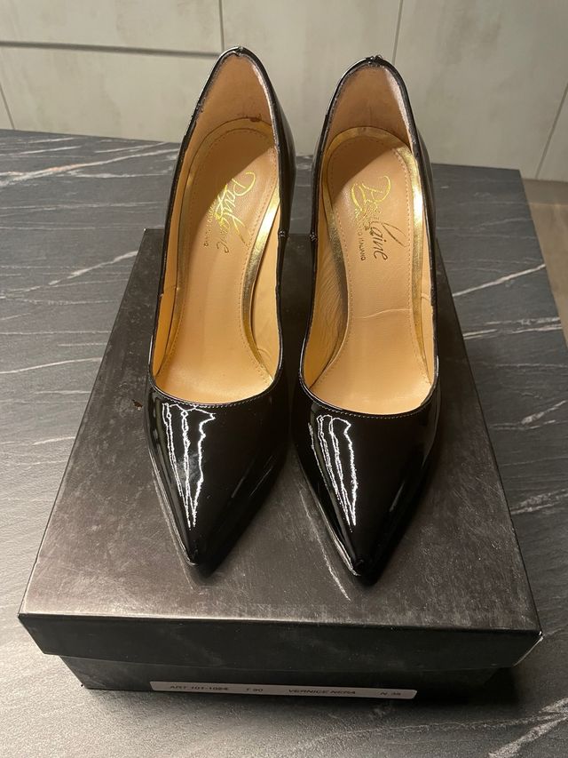 Décolleté Pauline vernice tacco alto donna 35