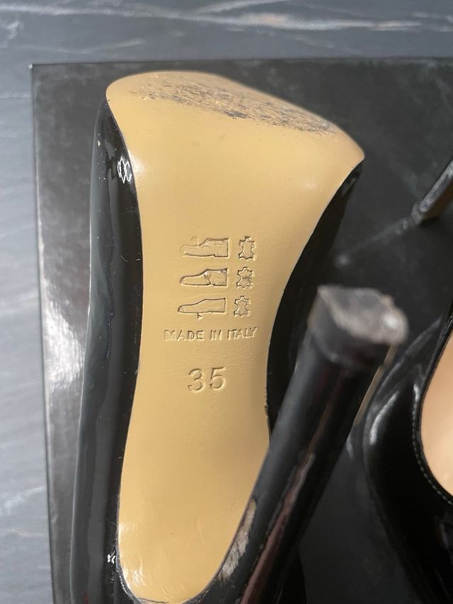 Décolleté Pauline vernice tacco alto donna 35