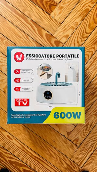 Secador de ropa eléctrico 600W