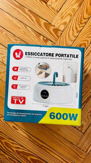 Secador de ropa eléctrico 600W