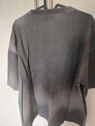 Camiseta Zara gris estampada Talla S