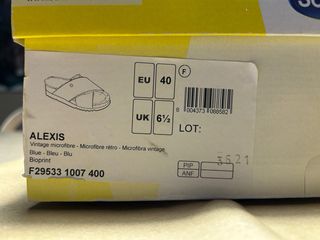 Scholl Alexis Vintage Microfibra Blu