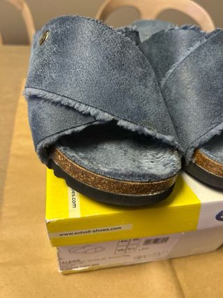 Scholl Alexis Vintage Microfibra Blu