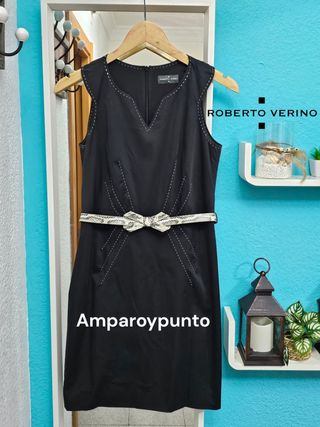 Vestido Negro Roberto Verino