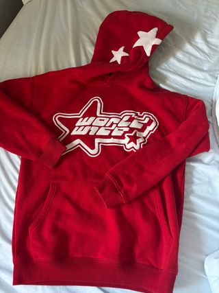 Sudadera yk2 World Wide Stars Roja