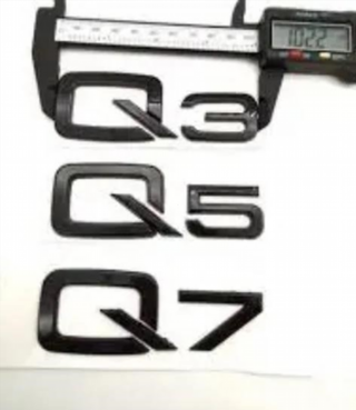 AUDI Q5 LOGO EMBLEMA NEGRO