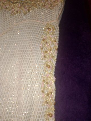 Vestido de fiesta largo adornado