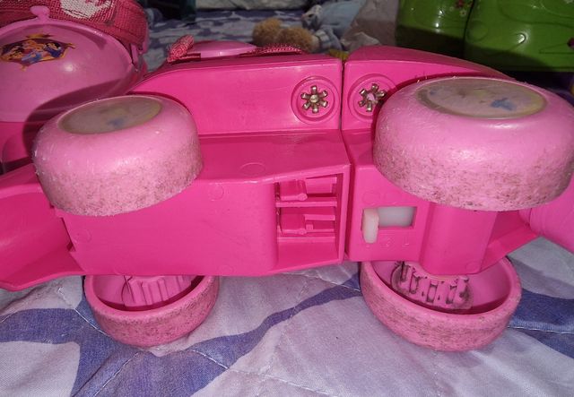 Patines Rosas Ajustables Princesas Disney