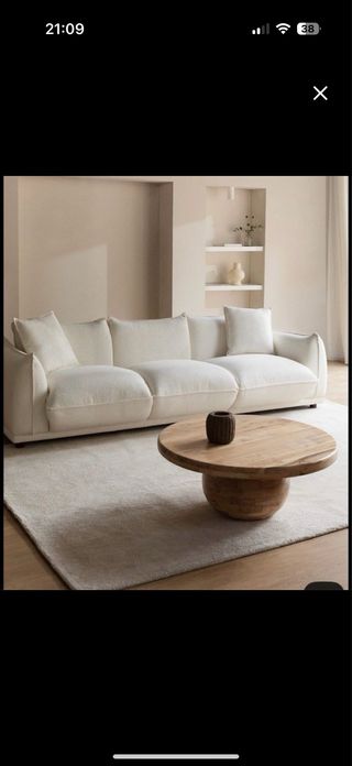 Sofá 4 plazas SKLUM beige