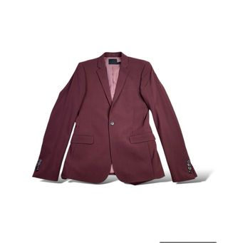 Americana ASOS Slim Fit Burdeos Talla M