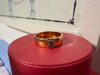 Anillo Tous Oso Diamantes Oro 18 Kl 