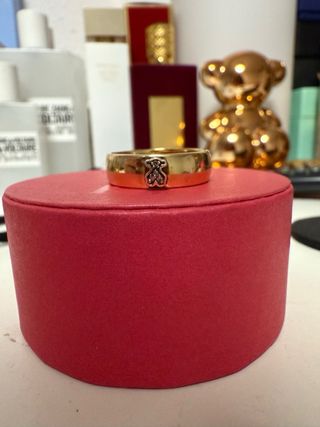 Anillo Tous Oso Diamantes Oro 18 Kl 