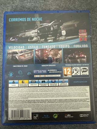Need for Speed PS4 (PlayStation 4) Juego Carreras
