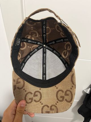 Gorra Gucci Beige y Marrón