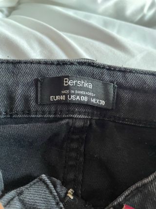 Pantalones vaqueros pitillo negros