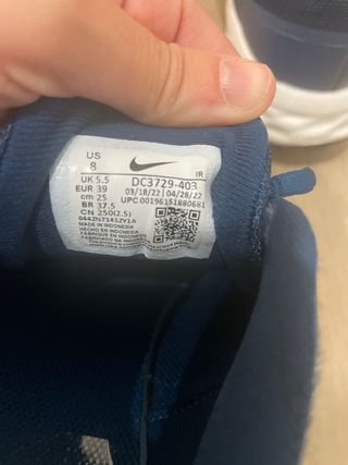 Deportivas Nike Azul y Naranja