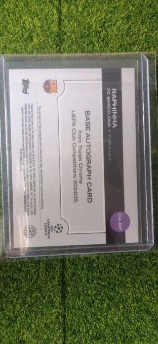 Raphinha Topps Chrome Auto Black UCC /10