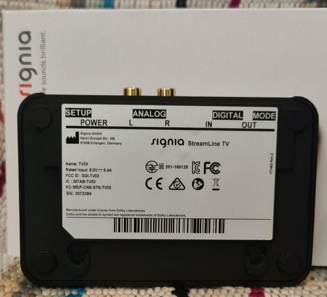 Signia StreamLine TV Sender