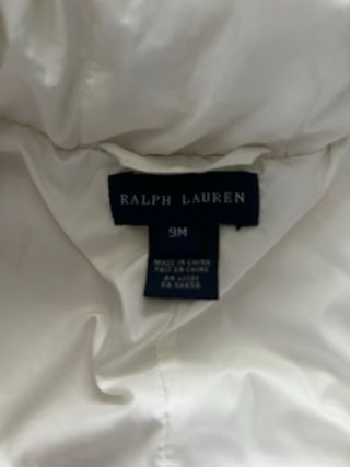 Mono buzo Ralph Lauren blanco.