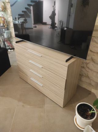 Mueble Cajonera Madera Beige