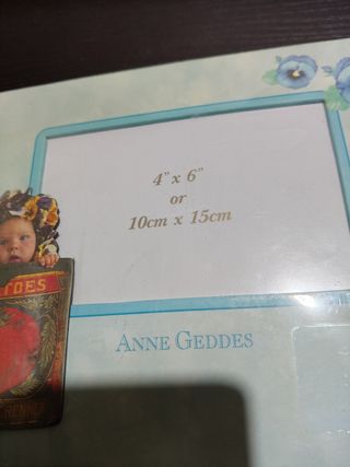 Portafoto Anne Geddes con bimbo e pomodori