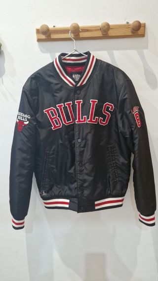 Cazadora Chicago Bulls NBA Negra Roja