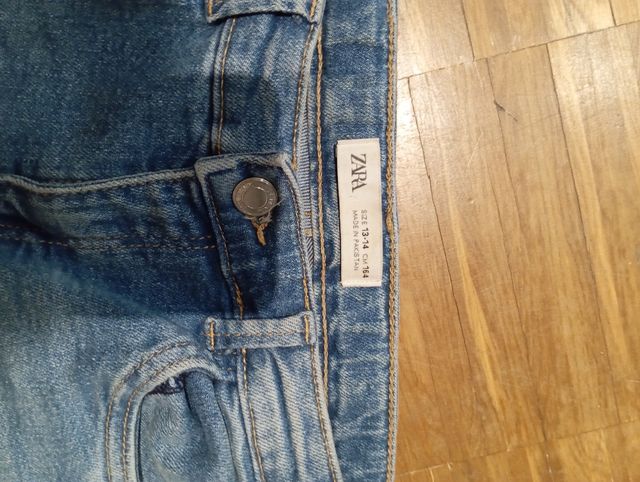 Vaqueros Zara 14 años