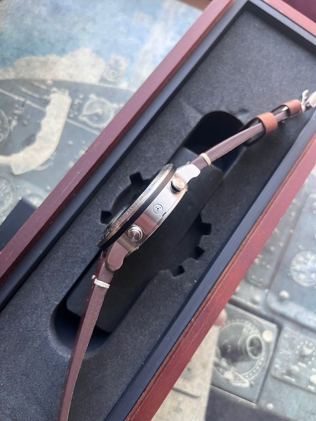 Garmin Fenix Chronos con correa de cuero + silicon