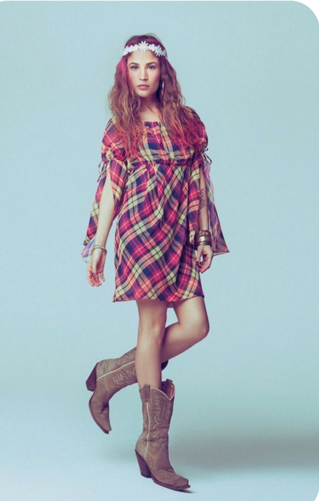 VESTIDO Denny Rose cuadros tartán