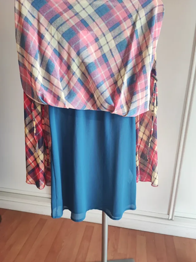 VESTIDO Denny Rose cuadros tartán