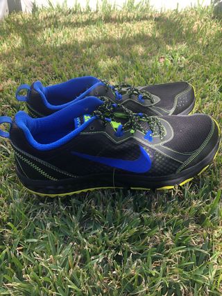 Sapatilhas Nike Wild Trail Preto/Azul/Verde