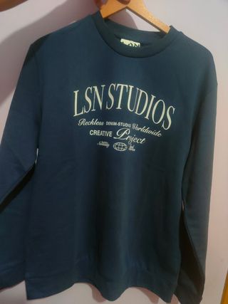 Sudadera LSN STUDIOS Hombre Azul