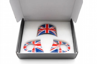 TAPAS VOLANTE MINI BANDERA INGLATERRA COLOR