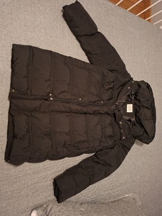 Plumífero niño negro talla M