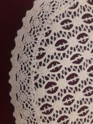 Set di 3 tappeti rotondi in tessuto