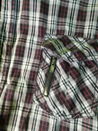 Camisa de cuadros hombre