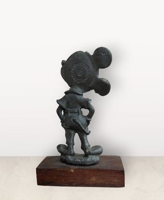 Figura Mickey Mouse Antigua  Metal Fundido