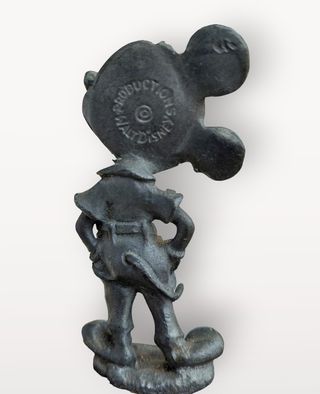 Figura Mickey Mouse Antigua  Metal Fundido