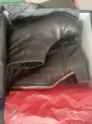 Botines Flamenco Caballero Talla 41.5 Negros