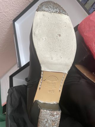 Botines Flamenco Caballero Talla 41.5 Negros