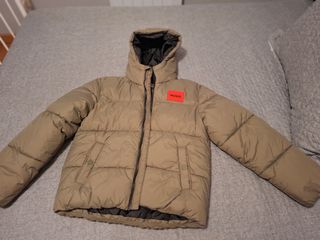 Plumífero niño Hugo Boss verde