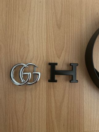 Cinturón Gucci y Hermès 