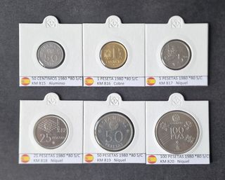 SERIE COMPLETA 1980 *80 MUNDIAL 82 SIN CIRCULAR 