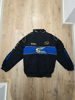 Chaqueta Bomber Subaru STI Rally Vintage