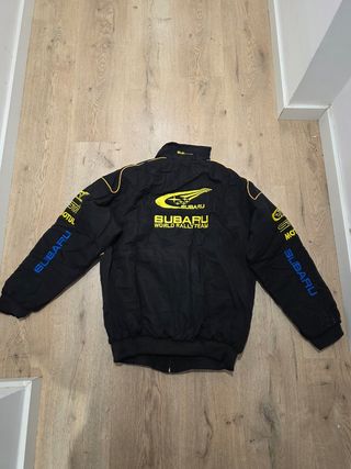 Chaqueta Bomber Subaru STI Rally Vintage