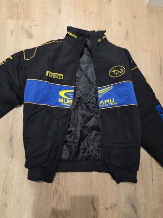 Chaqueta Bomber Subaru STI Rally Vintage