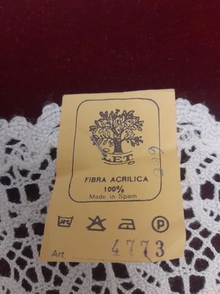 Set di 4 tappeti in tessuto bianco