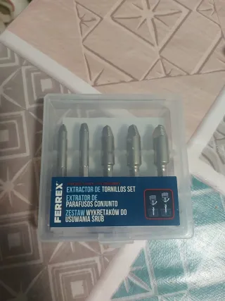 Extractor de Tornillos Ferrex 5 Piezas